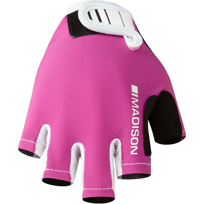 Pink Madison Sportive Womens Fingerless Cycling Gloves 